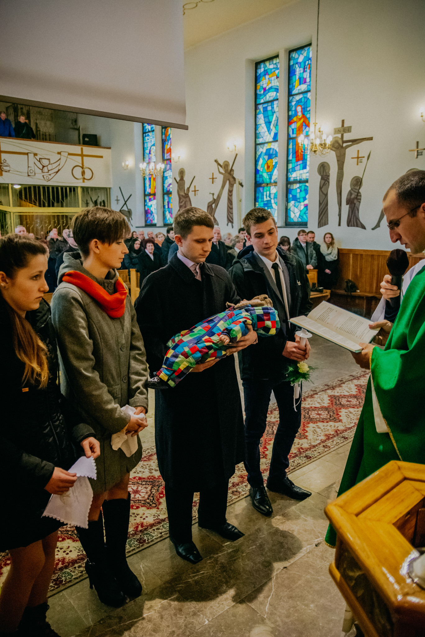 Chrzest Oliwiera | Fotograf na chrzest Częstochowa
