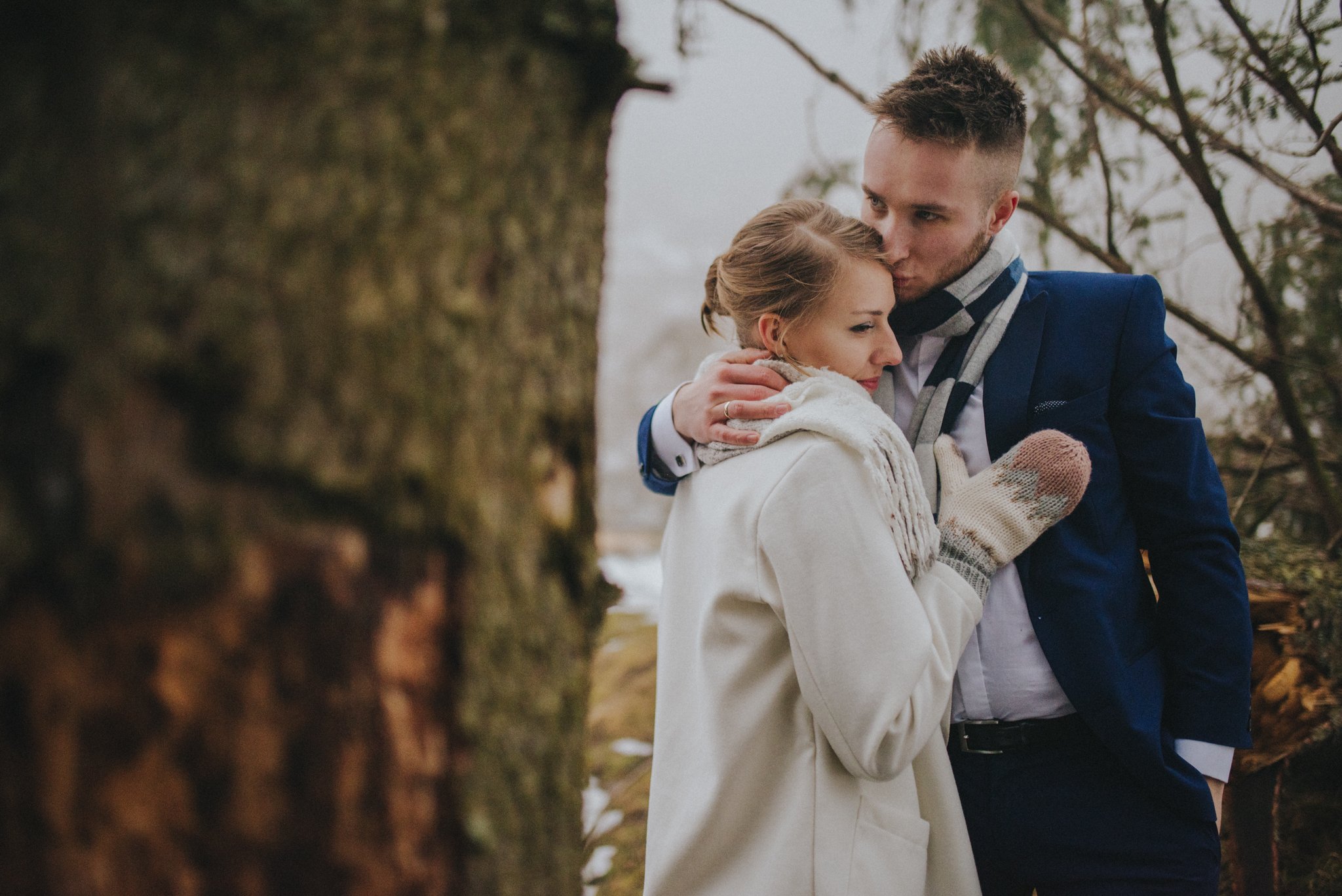 Marta + Jakub | Restauracja Kmicic Blachownia | Zimowa sesja ślubna w Tatrach