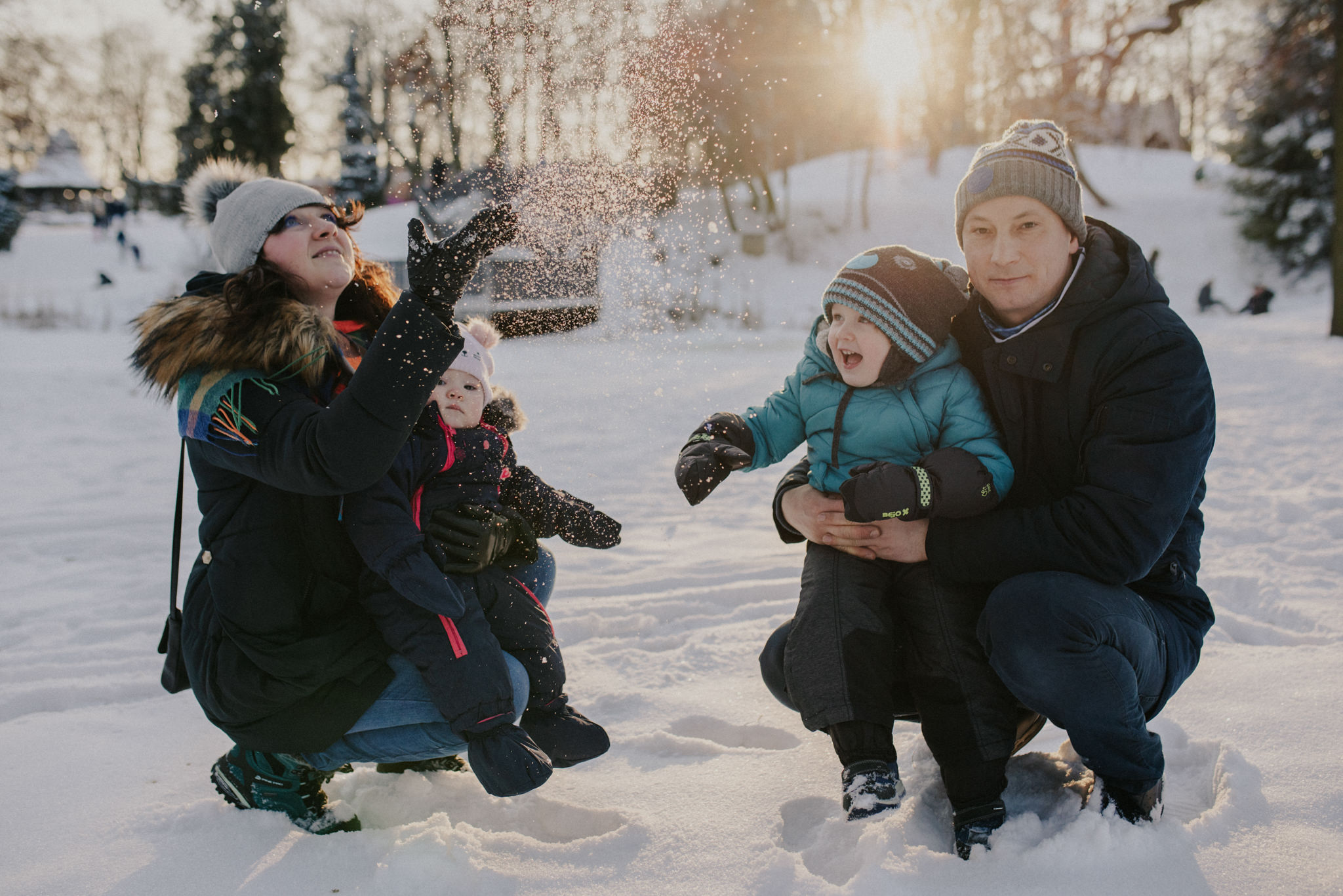 Zimowa sesja rodzinna | Fotografia rodzinna Częstochowa