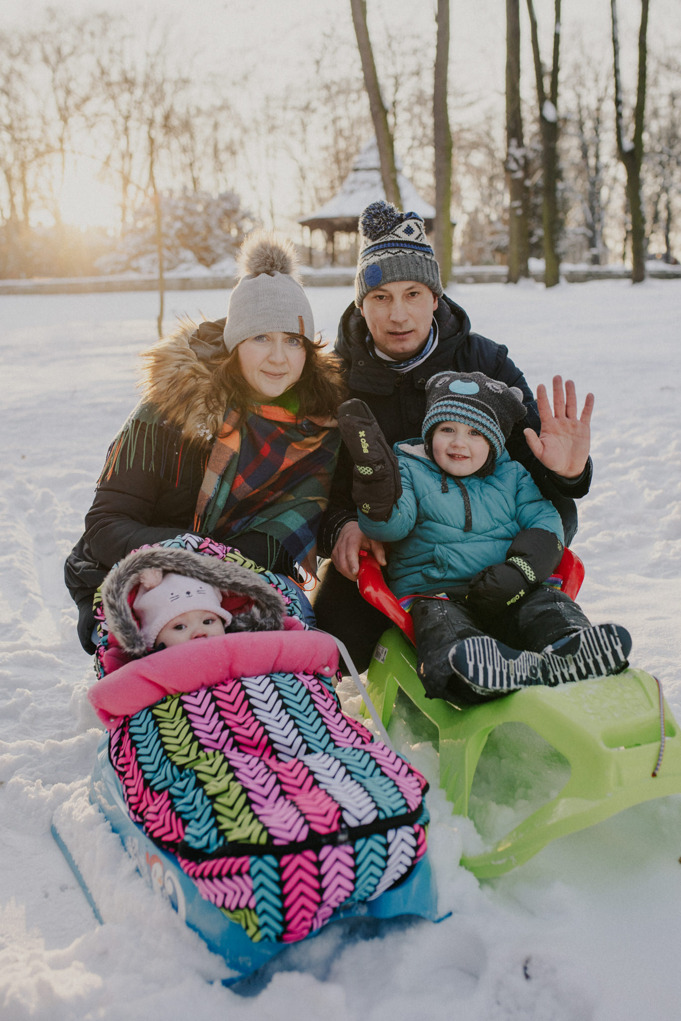 Zimowa sesja rodzinna | Fotografia rodzinna Częstochowa