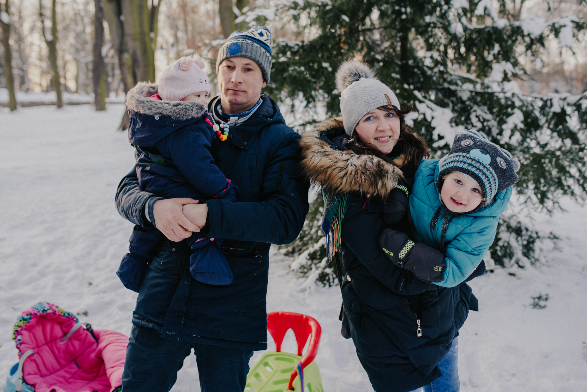 Zimowa sesja rodzinna | Fotografia rodzinna Częstochowa