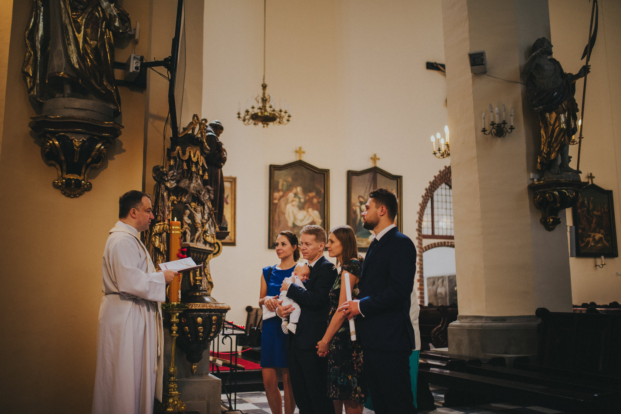Chrzest Jasia | Kościół pw. Wszystkich Świętych w Gliwicach | Restauracja Qchnia Gliwice