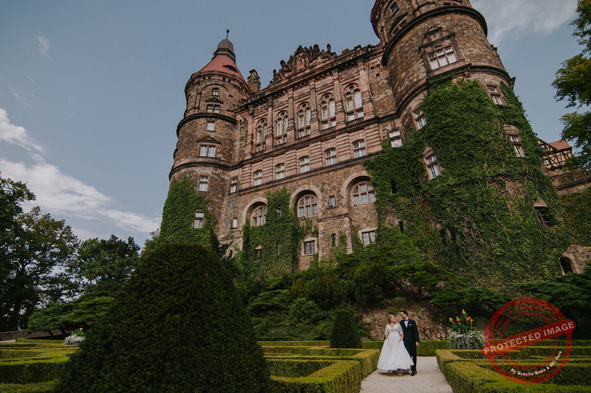 Aleksandra + Michał | Sesja ślubna Zamek Książ