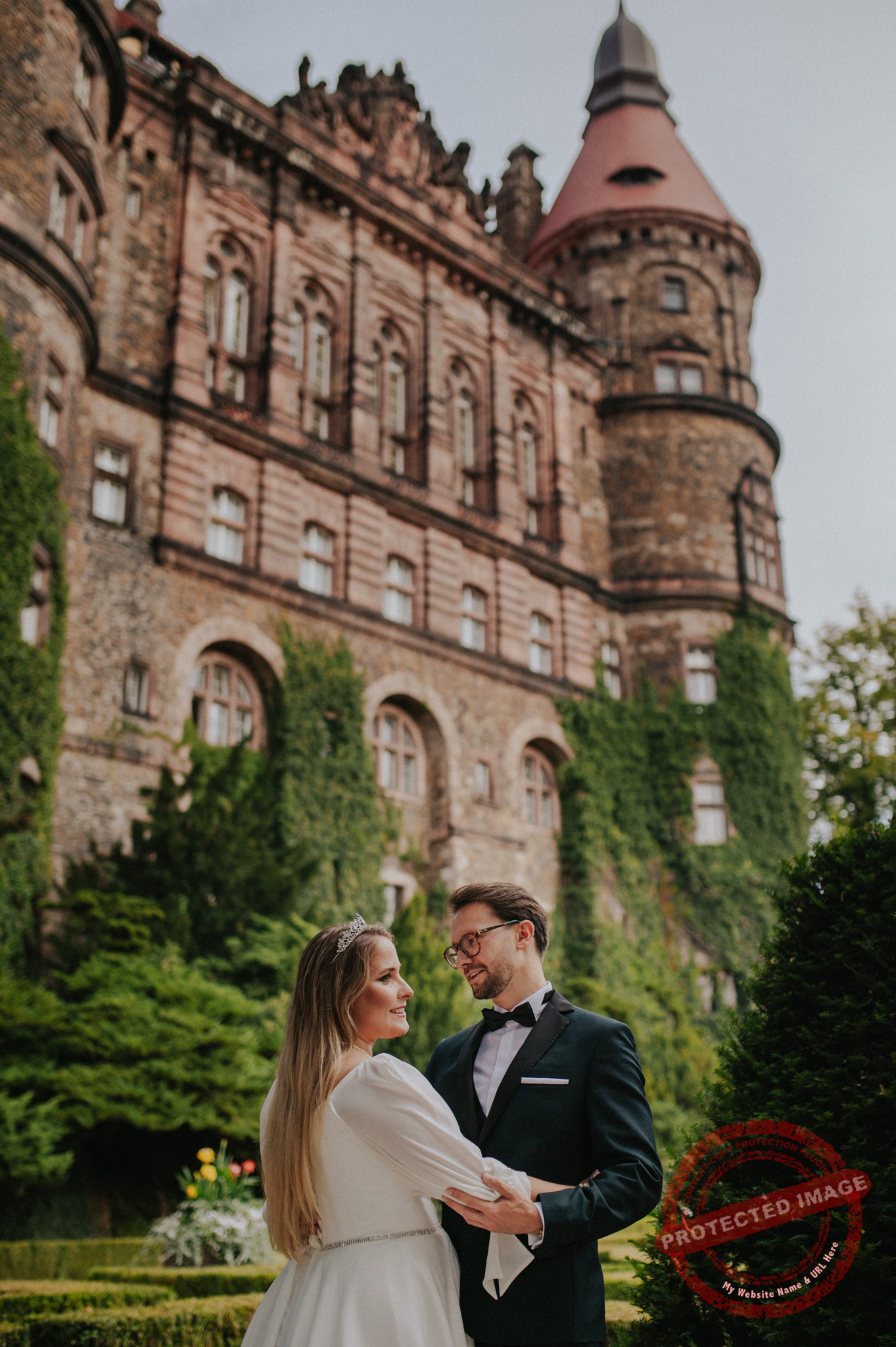 Aleksandra + Michał | Sesja ślubna Zamek Książ