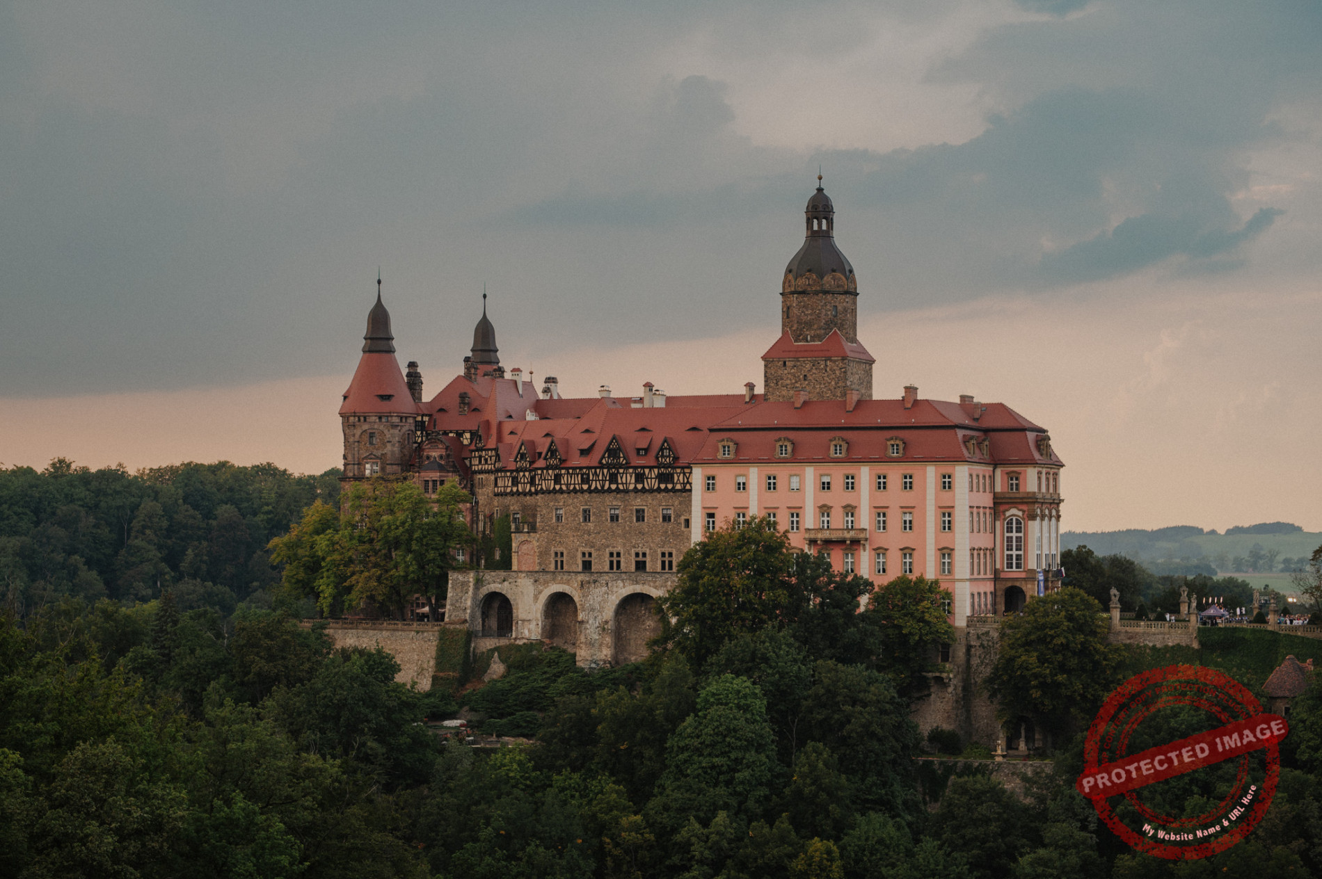 Aleksandra + Michał | Sesja ślubna Zamek Książ