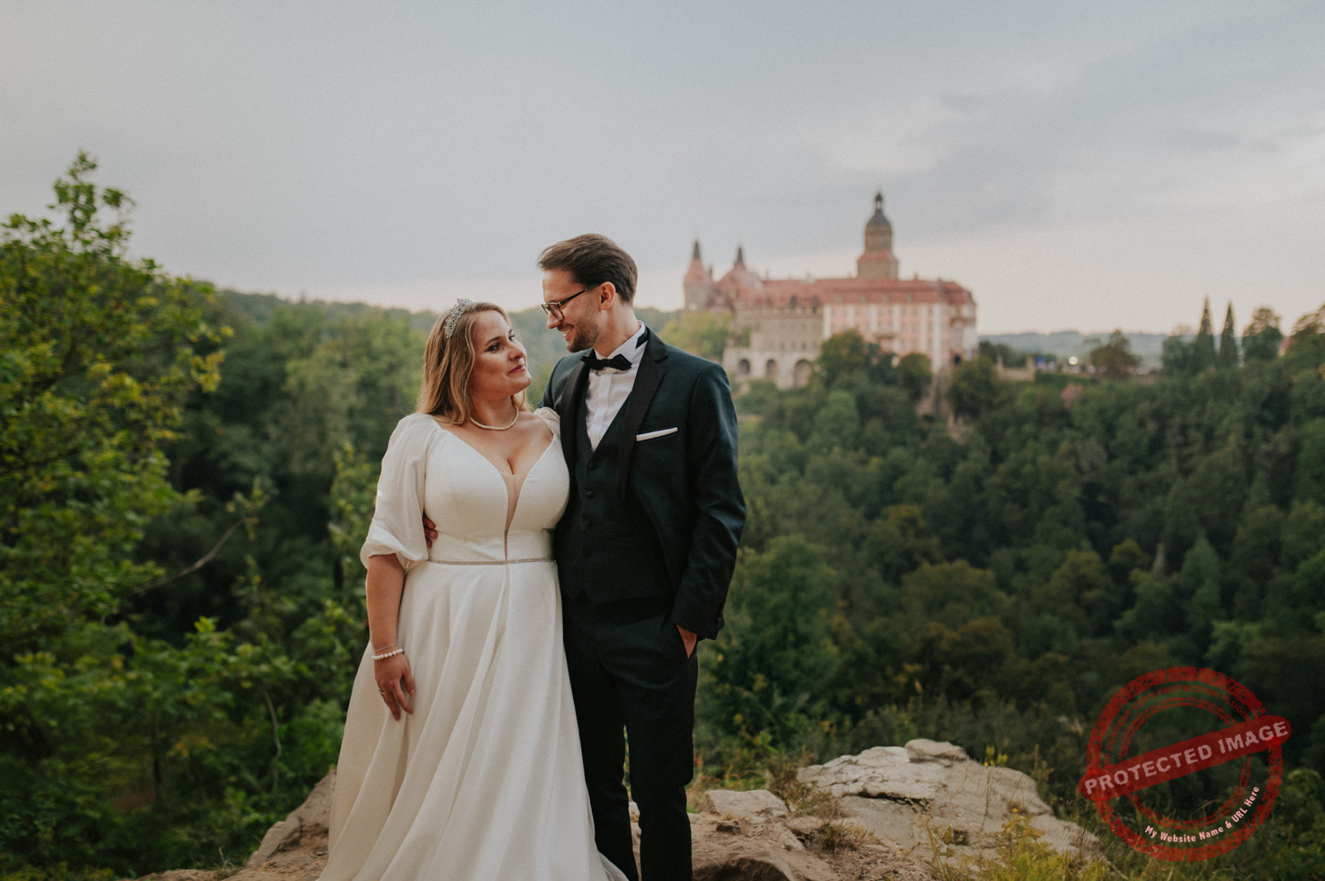 Aleksandra + Michał | Sesja ślubna Zamek Książ