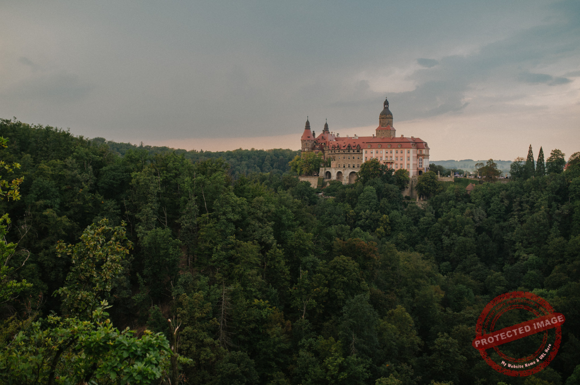Aleksandra + Michał | Sesja ślubna Zamek Książ